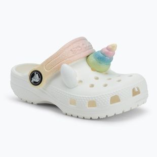 Crocs Classic IAM Rainbow Unicorn CgT gesso infradito per bambini