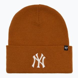47 Brand MLB New York Yankees Haymaker berretto invernale arancione bruciato