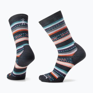 Calze da trekking Smartwool Everyday Margarita Crew in carboncino