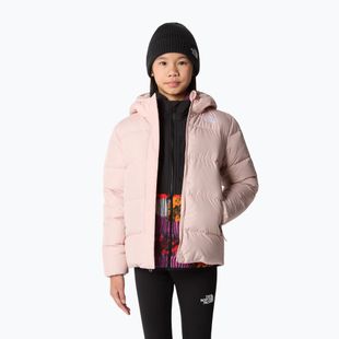 Piumino da bambino The North Face North Down Fleece Parka rosa muschio