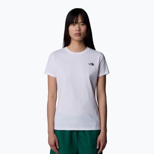 Maglietta donna The North Face Simple Dome Slim Tee tnf white