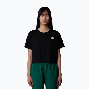 The North Face donna Simple Dome Cropped Slim Tee tnf nero