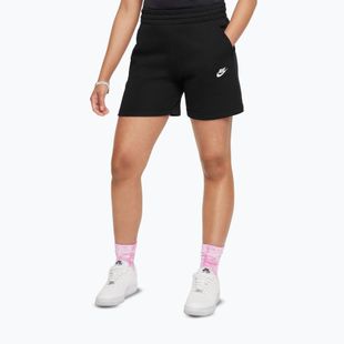 Pantaloncini da bambino Nike Sportswear Club Fleece nero/nero/bianco