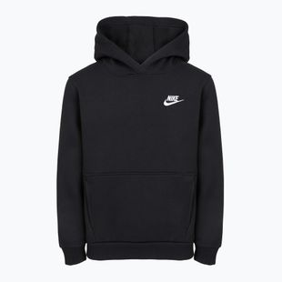 Felpa per bambini Nike Sportswear Club Fleece black/white