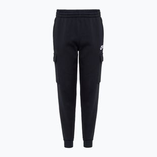 Pantaloni da bambino Nike Sportswear Club Fleece nero/nero/bianco