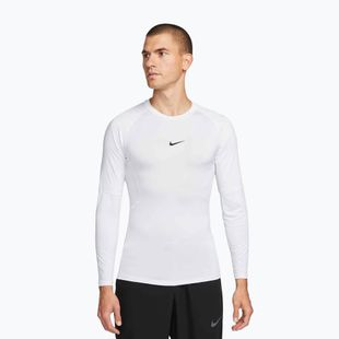 Maglia a maniche lunghe da allenamento uomo Nike Pro Dri-Fit Tight Fitness white/black