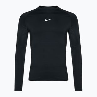 Maniche lunghe da allenamento da uomo Nike Pro Warm LS nero/bianco