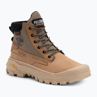 Stivali Palladium Pallarider SC WP+ verde scuro/marrone per uomo