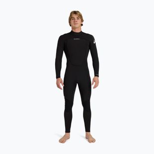 Muta da nuoto da uomo Quiksilver Prologue+ 3/2 mm Back Zip Flatlock black