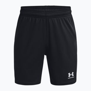 Pantaloncini da calcio da bambino Under Armour Challenger Knit nero/bianco