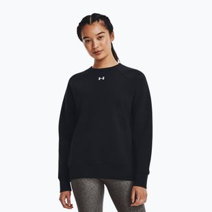 Felpa donna Under Armour Rival Fleece Crew black/white