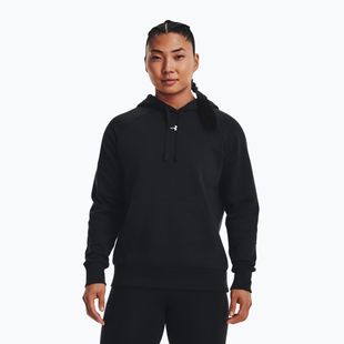 Felpa donna Under Armour Rival Fleece Hoodie nero/bianco