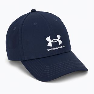 Berretto da baseball da uomo Under Armour Branded Lockup Adj mezzanotte marina/bianco