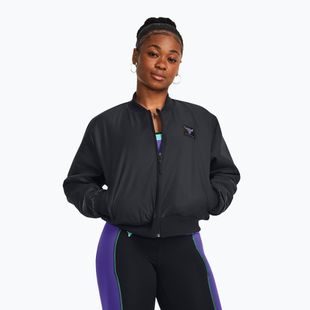 Giacca da donna Under Armour Project Rock Bomber black