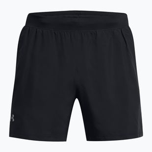 Pantaloncini da corsa Under Armour Launch 5" da uomo nero/nero/riflettente