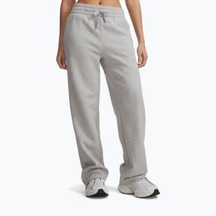 Pantaloni da donna Under Armour Rival Fleece Straight Mod gray light heather/white