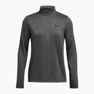 Felpa Under Armour Tech 1/2 Zip Solid donna castlerock/nero