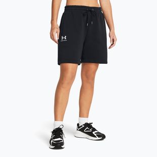 Pantaloncini Under Armour donna Essl Flc Relax BF nero/bianco