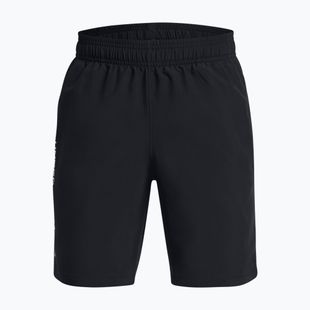 Pantaloncini da allenamento per bambini Under Armour Woven Wordmark black