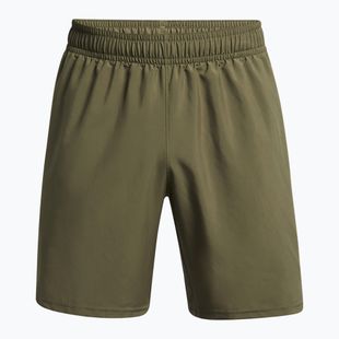 Pantaloncini da allenamento uomo Under Armour Tech Woven Wordmark marine od green/black