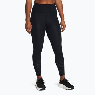 Leggings da corsa Under Armour Launch Elite Ankle nero/riflettente da donna