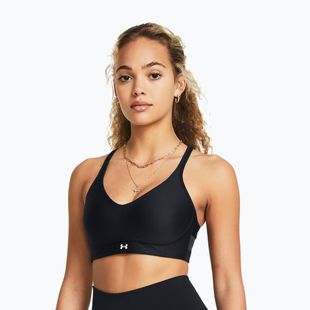 Reggiseno da allenamento Under Armour Infinity Low 2.0 bianco/nero