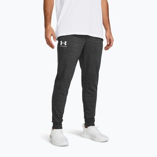 Pantaloni da uomo Under Armour Rival Terry Jogger castlerock light heather/onyx white