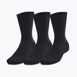 Calzini Under Armour Training Cotton Crew 3 paia black/black/white