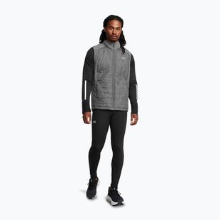 Gilet da corsa Under Armour Storm Session da uomo, color castlerock/riflettente