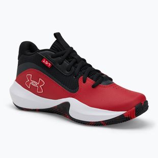 Under Armour Lockdown 7 scarpe da basket rosso/nero/bianco
