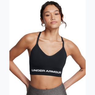 Reggiseno da allenamento Under Armour Vanish Seamless Low nero / bianco