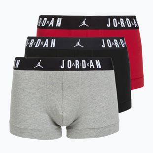 Boxer da uomo Nike Jrdan JHM Flight Cotton Trunk 3 pairs gym red/black