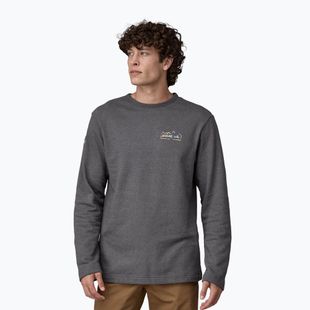 Patagonia Uomo Felpa leggera Unity Fitz Wildrise Crew nero inchiostro
