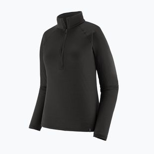 Felpa termica donna Patagonia Capilene Termal Weight Zip Neck black
