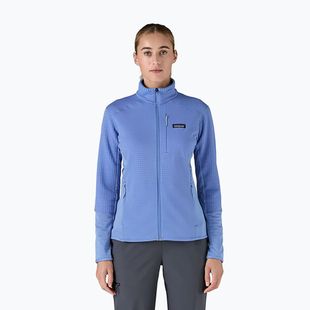 Giacca softshell da donna Patagonia R1 Hybrid blu abbondante