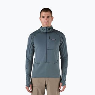 Patagonia R1 Hybrid Pullover Softshell Uomo Giacca blu utility