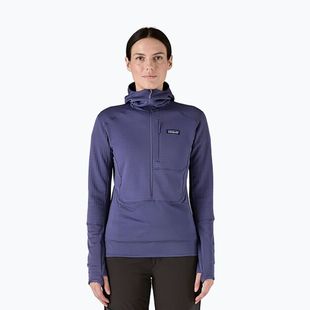 Giacca softshell da donna Patagonia R1 Hybrid Pullover Hoody solstice purple