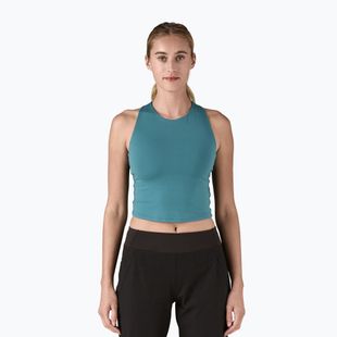 Maglietta donna Patagonia Reversible Tank wetland blue trekking