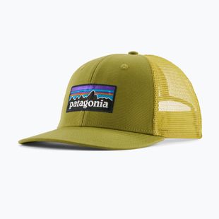 Cappello da baseball Patagonia P-6 Logo Trucker verde ghiaia