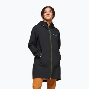 Cotopaxi Cielo Rain Trench nero giacca da pioggia da donna