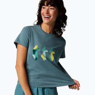 Maglietta da donna Cotopaxi Cuatro Bitmap everglade