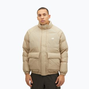 Piumino uomo New Balance NBX Academy Mix Down beige