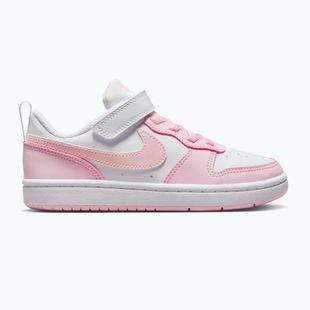 Scarpe per bambini Nike Court Borough Low Recraft white/pink foam