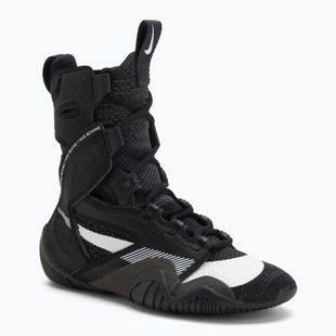 Nike Hyperko 2 nero / bianco fumo grigio scarpe da boxe