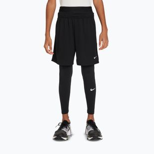 Leggings da bambino Nike Pro Dri-FIT black/black/white