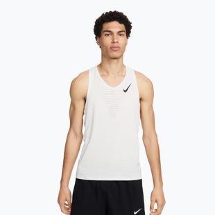 Maglia running uomo Nike AeroSwift Dri-Fit ADV summit white/black
