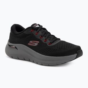 SKECHERS scarpe da uomo Arch Fit 2.0 nero/rosso