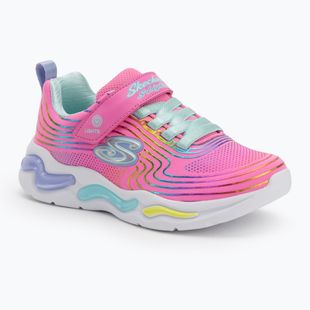 SKECHERS scarpe da bambino S-Lights Wavy Beams rosa/multi