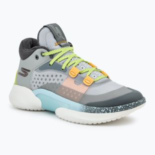 SKECHERS SKX Resagrip scarpe da basket uomo grigio/giallo