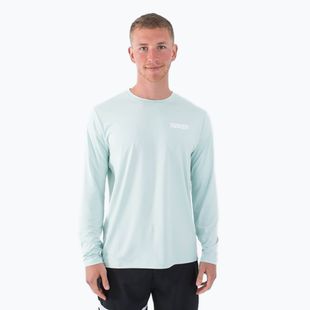 Hurley Everyday Hybrid Upf a maniche lunghe marrone kelp da uomo